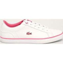 Lacoste - Buty Lerond. Białe buty sportowe damskie Lacoste, bez wzorów, z gumy, sportowe. Za 269,90 zł.