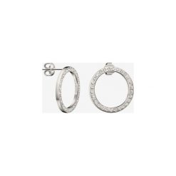Calvin Klein Kolczyki Srebrny. Szare kolczyki damskie Calvin Klein, srebrne. Za 368,95 zł.