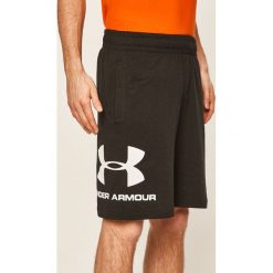 Under Armour - Szorty. Szare spodenki sportowe męskie Under Armour, s, z nadrukiem, z elastanu, sportowe. W wyprzedaży za 119,90 zł.