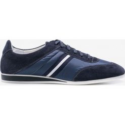 Gino Rossi - Buty Alan. Niebieskie buty sportowe męskie marki Gino Rossi, ze skóry, na sznurówki. W wyprzedaży za 229,90 zł.