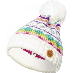 Czapki damskie: IGUANA Czapka damska Laclu W Cream/Multicolour