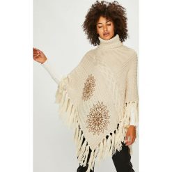 Desigual - Sweter. Brązowe bez kategorii Desigual, uniwersalny, z dzianiny. W wyprzedaży za 219,90 zł.