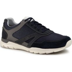 Sneakersy GEOX - U Calar A U022GA 0AU11 C4002 Navy. Niebieskie sneakersy męskie Geox, na co dzień, bez wzorów, z zamszu, bez zapięcia. W wyprzedaży za 269,00 zł.
