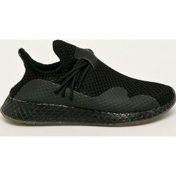 Adidas Originals - Buty Deerupt. Czarne sneakersy męskie adidas Originals, z gumy, na sznurówki. W wyprzedaży za 399,90 zł.