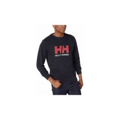 Bluzy Helly Hansen HH Logo Crew Sweat. Niebieskie bluzy męskie Helly Hansen, s, bez wzorów, bez kołnierzyka, bez rękawów, bez kaptura. Za 272,33 zł.