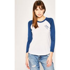 Bluzka Lee Raglan Ringer Tee L41NWMLR. Białe bluzki damskie Lee, s, bez wzorów, bez kołnierzyka, bez rękawów. W wyprzedaży za 119,90 zł.