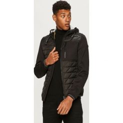 Tom Tailor Denim - Kurtka. Czarne płaszcze męskie TOM TAILOR DENIM, s, bez wzorów, z poliesteru, krótkie, z kapturem. Za 429,90 zł.