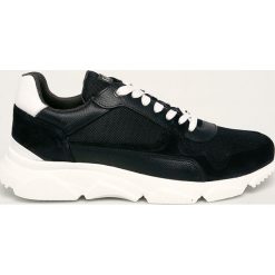 GOE - Buty. Niebieskie sneakersy męskie GOE, ze skóry, na sznurówki. W wyprzedaży za 239,90 zł.