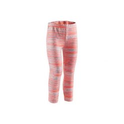 Legginsy S500. Czerwone legginsy dziewczęce DOMYOS, z bawełny. Za 34,99 zł.