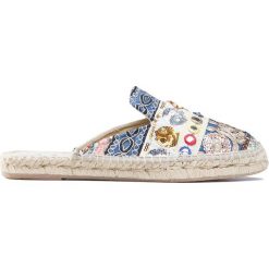 Espadryle MANEBI Multikolor|Print. Szare espadryle damskie marki Manebi, z haftami, z bawełny, bez obcasa. W wyprzedaży za 469,00 zł.