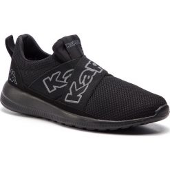 Sneakersy KAPPA - Faster II 242302 Black 1111. Czarne sneakersy męskie Kappa, na co dzień, bez wzorów, z tworzywa sztucznego, bez zapięcia. Za 159,00 zł.