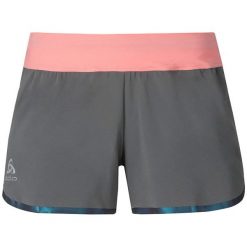 Spodenki sportowe męskie: Odlo Spodenki tech. Odlo Shorts SAMARA szary S