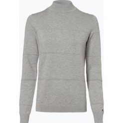 Tommy Hilfiger - Sweter damski, szary. Szare swetry damskie TOMMY HILFIGER, xl, bez wzorów, z bawełny, eleganckie, bez rękawów, bez kaptura. Za 199,95 zł.