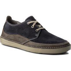 Półbuty CLARKS - Gosler Edge 261325747 Blue Suede. Niebieskie półbuty skórzane męskie Clarks. W wyprzedaży za 179,00 zł.