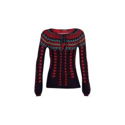 Swetry Desigual CUSCO. Czarne swetry klasyczne damskie Desigual, l. Za 373,20 zł.