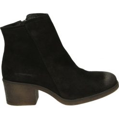 Botki - GD078 SER BLA. Czarne botki damskie zamszowe marki Venezia. Za 299,00 zł.