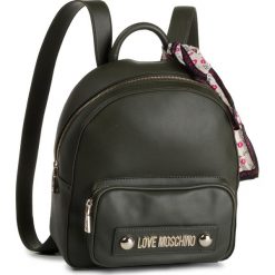 Plecak LOVE MOSCHINO - JC4034PP18LC0850 Verde. Zielone plecaki damskie Love Moschino, bez wzorów, ze skóry ekologicznej. W wyprzedaży za 629,00 zł.