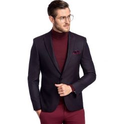 Marynarka STEFANO MAAS000294. Czerwone marynarki męskie Giacomo Conti, na zimę, s, bez wzorów, z elastanu, klasyczne. Za 799,00 zł.