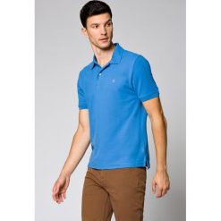 Koszulka Niebieska Polo Arthur. Niebieskie koszulki męskie LANCERTO, xl, bez wzorów, z bawełny, klasyczne, bez rękawów. Za 129,90 zł.