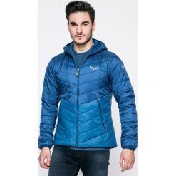 Salewa - Kurtka. Niebieskie kurtki męskie pikowane Salewa, l, z dzianiny, z kapturem. W wyprzedaży za 539,90 zł.