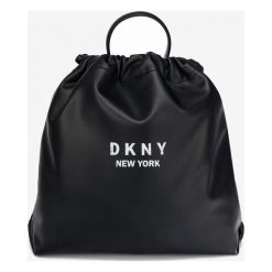 DKNY Alex Plecak Czarny. Czarne plecaki damskie DKNY, bez wzorów, z materiału. Za 757,95 zł.