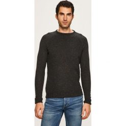 Blend - Sweter. Niebieskie swetry męskie Blend, s, bez wzorów, z bawełny, z okrągłym kołnierzem, bez kaptura. W wyprzedaży za 159,90 zł.