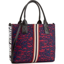 Torebki klasyczne damskie: Torebka PINKO – Boccanera Shopping Piccola PE 18 PLT01 1H20DJ Y4CF Blu/Rosso ER1