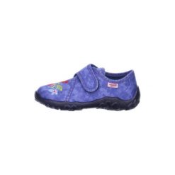 Superfit Girls Kapcie water - niebieski. Niebieskie buciki niemowlęce Superfit, z tkaniny, bez zapięcia. Za 79,00 zł.