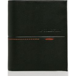 VIP COLLECTION - Portfel skórzany Beverly Hils. Czarne portfele męskie marki VIP COLLECTION, bez wzorów, ze skóry. W wyprzedaży za 89,90 zł.