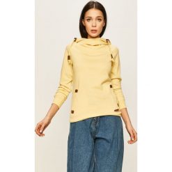 Haily's - Bluza. Żółte bluzy damskie Haily's, s, bez wzorów, z elastanu, bez rękawów, z kapturem. Za 129,90 zł.