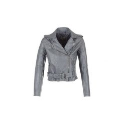 Kurtki skórzane Pepe jeans NINEL. Szare kurtki damskie Pepe Jeans, s, bez wzorów, z jeansu, bez kaptura. Za 398,30 zł.