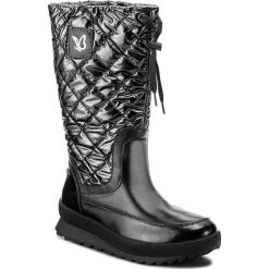 Śniegowce CAPRICE - 9-26408-29 Blk/Silver Com 053. Czarne buty zimowe damskie Caprice, z materiału. W wyprzedaży za 279,00 zł.
