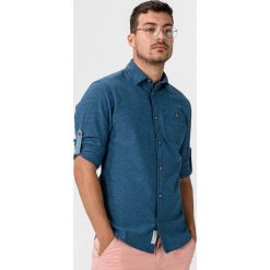 Jack & Jones Blue Aston Koszula Niebieski. Niebieskie koszule męskie Jack & Jones, xl, bez wzorów, z bawełny, bez kołnierzyka, z krótkim rękawem. Za 219,95 zł.