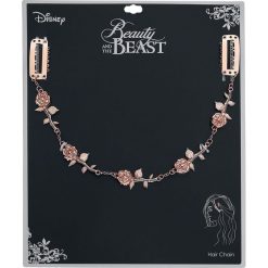 Piękna i Bestia Rose Hair Chain Szpilka do włosów miedź. Czerwone szpilki do włosów damskie marki Piękna i Bestia. Za 62,90 zł.