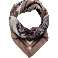 Chusta CHERVO YPSILON. Brązowe szaliki damskie Chervo, z nadrukiem, z tkaniny, eleganckie. W wyprzedaży za 108,00 zł.