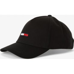 Tommy Jeans - Męska czapka z daszkiem, czarny. Czarne czapki męskie Tommy Jeans, z haftami, z jeansu, sportowe. Za 129,95 zł.
