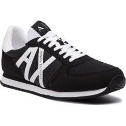 Sneakersy ARMANI EXCHANGE - XUX017 XV028 00986 Black/White. Czarne sneakersy męskie marki Armani Exchange, na co dzień, bez wzorów, ze skóry ekologicznej, klasyczne, bez zapięcia. Za 429,00 zł.
