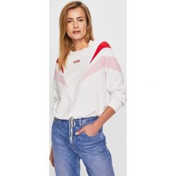 Levi's - Bluza. Białe bluzy damskie Levi's®, s, z nadrukiem, z bawełny, bez rękawów, bez kaptura. Za 279,90 zł.