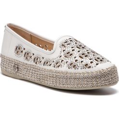 Espadryle BALDININI - 999916XNAPP909090KXX Bianco. Białe espadryle damskie marki Baldinini, ze skóry, na płaskiej podeszwie. Za 1679,00 zł.