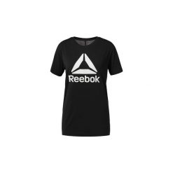 T-shirty z krótkim rękawem Reebok Sport Koszulka WOR Logo. Czarne bluzki sportowe damskie Reebok Sport, l, z krótkim rękawem. Za 99,95 zł.