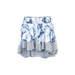 Spódnice krótkie Desigual ZIFUKRE. Szare minispódniczki marki Desigual, l, z tkaniny, casualowe, z długim rękawem. Za 244,30 zł.