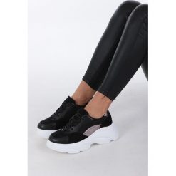 Czarne buty sportowe sneakersy sznurowane casu. Czarne buty dziewczęce sportowe Casu, bez wzorów, ze skóry ekologicznej, na sznurówki. Za 98,99 zł.