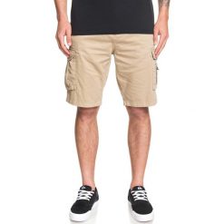 Quiksilver Crucial Battle Cargo Szorty Beżowy. Brązowe spodenki i szorty męskie Quiksilver, bez wzorów, z bawełny. Za 249,95 zł.