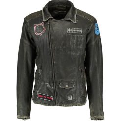 Kurtki męskie bomber: Freaky Nation MAD MAX Kurtka skórzana olive