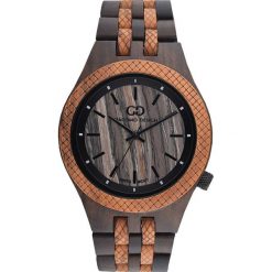 Zegarek Giacomo Design Drewniany męski GD08904. Brązowe zegarki męskie marki Giacomo Design. Za 429,00 zł.