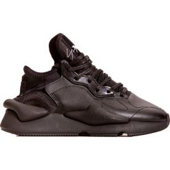 Buty Y-3 KAIWA. Czarne buty sportowe damskie Y-3, bez wzorów, z zamszu, sportowe. Za 1500,00 zł.