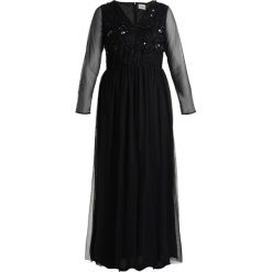 Lace & Beads Curvy V NECK DRESS Suknia balowa black. Czarne sukienki damskie marki Lace & Beads Curvy, bez wzorów, z poliesteru, wizytowe, bez kołnierzyka, bez rękawów. W wyprzedaży za 441,75 zł.