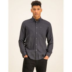 Koszula Calvin Klein Brushed K10K104884. Czarne koszule męskie Calvin Klein, m, bez wzorów, z bawełny, casualowe, bez kołnierzyka, bez rękawów. W wyprzedaży za 229,00 zł.