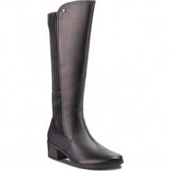 Kozaki CAPRICE - 9-25604-21 Black Comb 019. Czarne bez kategorii marki Caprice, z materiału. W wyprzedaży za 349,00 zł.