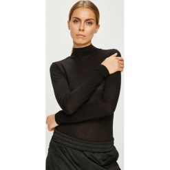 G-Star Raw - Bluzka. Czarne bluzki damskie G-Star RAW, s, bez wzorów, z lyocellu, retro, z golfem, bez rękawów. W wyprzedaży za 169,90 zł.